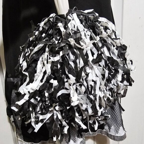 Girls Cheerleader Costume Punk Zombie Killer Goth Bad Dead Fear Rebel Halloween - Picture 3 of 6